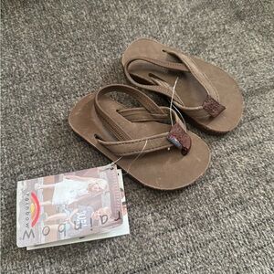 Rainbow Children's Brown Sandals